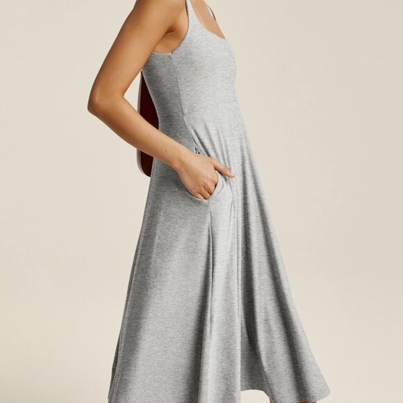 BEYOND YOGA Featherweight At The Ready Square Neck Dress/NWT/XL - Picture 1 of 6